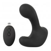 Черная анальная вибропробка с функцией расширения RC Butt Plug with 3 functions - Orion - в Реутове купить с доставкой