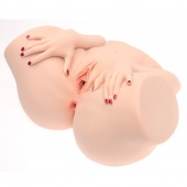 Телесный мастурбатор-полуторс Barbie - Naked Factory - в Реутове купить с доставкой