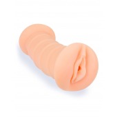 Телесный двусторонний мастурбатор с вибропулей и эрекционными кольцами в комплекте - Sexy Girl - в Реутове купить с доставкой