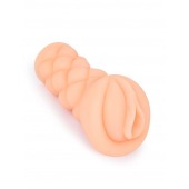 Телесный мастурбатор-вагина с вибропулей и эрекционными кольцами в комплекте - Sexy Girl - в Реутове купить с доставкой