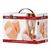 Телесный мастурбатор Liora с 2 любовными тоннелями - Baile - в Реутове купить с доставкой