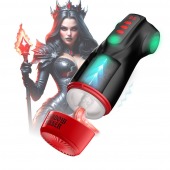 Интерактивный мастурбатор Raven с вакуумом, вибрацией и подсветкой - Shots Media BV - в Реутове купить с доставкой