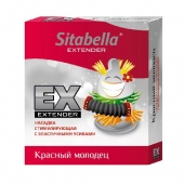 Стимулирующая насадка Sitabella Extender  Красный молодец - Sitabella - купить с доставкой в Реутове