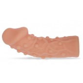 Насадка фаллического вида с венками и шишечками - 14,7 см. - KOKOS - в Реутове купить с доставкой