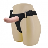 Реалистичный страпон-фаллоимитатор на трусиках Ultra Passionate Harness - 15 см. - Baile - купить с доставкой в Реутове