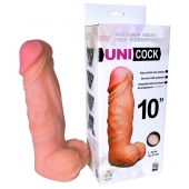 Фаллическая насадка Харнесс UNICOCK 10  - 25 см. - LOVETOY (А-Полимер) - купить с доставкой в Реутове