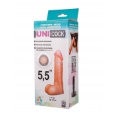 Фаллическая насадка Харнесс UNICOCK 5,5  - 17 см. - LOVETOY (А-Полимер) - купить с доставкой в Реутове