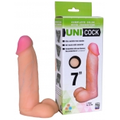 Фаллическая насадка Харнесс UNICOCK 7  - 19 см. - LOVETOY (А-Полимер) - купить с доставкой в Реутове