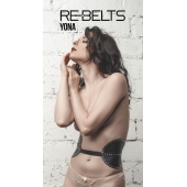 Пояс с клёпками Yona Black - Rebelts - купить с доставкой в Реутове
