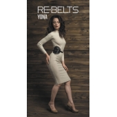 Пояс с клёпками Yona Black - Rebelts - купить с доставкой в Реутове