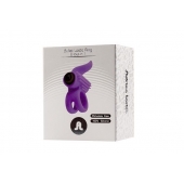 Эрекционное кольцо с подхватом мошонки и стимуляцией клитора Bullet Lastic Ring - Adrien Lastic - в Реутове купить с доставкой