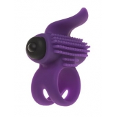 Эрекционное кольцо с подхватом мошонки и стимуляцией клитора Bullet Lastic Ring - Adrien Lastic - в Реутове купить с доставкой