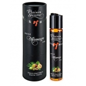 Массажное масло с ароматом экзотических фруктов Huile de Massage Gourmande Fruits Exotiques - 59 мл. - Plaisir Secret - купить с доставкой в Реутове
