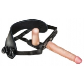 Женский страпон с вагинальной пробкой Woman Strap - 18 см. - LOVETOY (А-Полимер) - купить с доставкой в Реутове