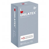 Презервативы с точками Unilatex Dotted - 12 шт. + 3 шт. в подарок - Unilatex - купить с доставкой в Реутове