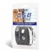 Утяжка для мошонки и пениса Cock Ring With 1  Ball Stretcher And Optional Weight Ring - BlueLine - купить с доставкой в Реутове