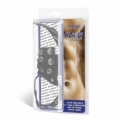 Утяжка на пенис и мошонку Cock Ring With 1.5  Ball Stretcher And Optional Weight Ring - BlueLine - купить с доставкой в Реутове
