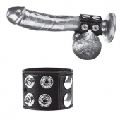Ремень на член и мошонку 1.5  Cock Ring With Ball Strap - BlueLine - купить с доставкой в Реутове