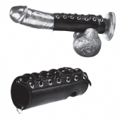 Сбруя на член на шнуровке 5  Cock Sheath - BlueLine - купить с доставкой в Реутове