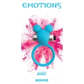 Голубое эрекционное виброколечко Emotions Minnie Breeze - Lola Games - в Реутове купить с доставкой