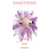 Розовое эрекционное виброколечко Emotions Minnie Light pink - Lola Games - в Реутове купить с доставкой