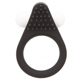 Чёрное эрекционное кольцо LIT-UP SILICONE STIMU RING 1 BLACK - Dream Toys - в Реутове купить с доставкой