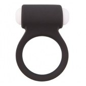 Чёрное эрекционное виброкольцо LIT-UP SILICONE STIMU RING 3 BLACK - Dream Toys - в Реутове купить с доставкой