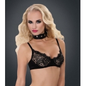 Полиуретановый ошейник с пуклями и D-кольцами Collar with Studs - Blush Novelties - купить с доставкой в Реутове