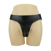 Страпон на эластичных ремнях Ultra Harness Les Dildo - 15 см. - Baile - купить с доставкой в Реутове