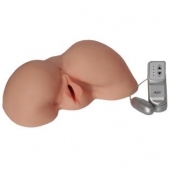 Телесная вибровагина из киберкожи с выносным пультом - LOVETOY (А-Полимер) - в Реутове купить с доставкой