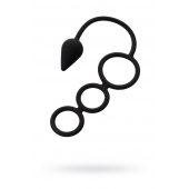 Тройное эрекционное кольцо с анальным хвостом Drop S-size - Erotist Adult Toys - в Реутове купить с доставкой