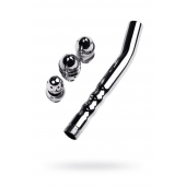 Металлический анальный душ с тремя насадками - ToyFa - купить с доставкой в Реутове