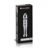 Ребристый фаллоимитатор для электростимуляции Funky Fella Rill Dildo - 13 см. - MyStim - купить с доставкой в Реутове