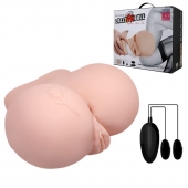 Вагина и анус с вибрацией CrazyBull Vagina and Ass - Baile - в Реутове купить с доставкой