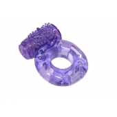 Фиолетовое эрекционное кольцо с вибрацией Rings Axle-pin - Lola Games - в Реутове купить с доставкой