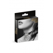 Черный чокер с двумя кольцами - Bijoux Pour Toi - купить с доставкой в Реутове