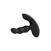 Черный силиконовый стимулятор простаты Levett Nitoc с пультом ДУ - Levett - в Реутове купить с доставкой