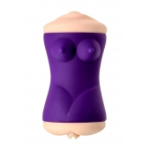 Двухсторонний мастурбатор JOS YARA в фиолетовой колбе - JOS - в Реутове купить с доставкой