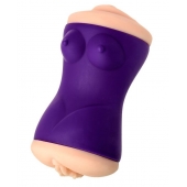 Двухсторонний мастурбатор JOS YARA в фиолетовой колбе - JOS - в Реутове купить с доставкой