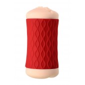 Двухсторонний мастурбатор JOS  NADIN в красном цилиндре - JOS - в Реутове купить с доставкой