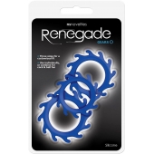 Набор из 3 синих эрекционных колец Renegade Gears - NS Novelties - в Реутове купить с доставкой