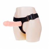Телесный фаллоимитатор на трусиках Jessica Strap-On - 15,5 см. - Baile - купить с доставкой в Реутове
