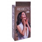 Кляп-трензель Lora с металлическими кольцами - Rebelts - купить с доставкой в Реутове