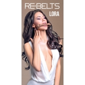 Кляп-трензель Lora с металлическими кольцами - Rebelts - купить с доставкой в Реутове