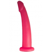Розовый стимулятор простаты из геля - 18 см. - LOVETOY (А-Полимер) - в Реутове купить с доставкой