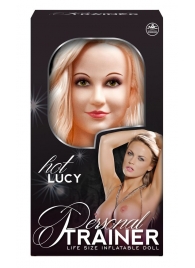 Надувная кукла с вибрацией и 2 любовными отверстиями Hot Lucy Lifesize Love Doll - NMC - в Реутове купить с доставкой