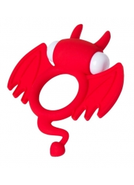 Красное эрекционное кольцо на пенис JOS COCKY DEVIL - JOS - в Реутове купить с доставкой