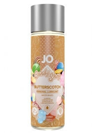 Смазка на водной основе Candy Shop Butterscotch с ароматом ирисок - 60 мл. - System JO - купить с доставкой в Реутове