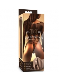 Коричневый мастубратор-вагина Nicole s Kitty - Blush Novelties - в Реутове купить с доставкой