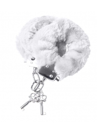 Наручники с белой меховой опушкой - ToyFa - купить с доставкой в Реутове
